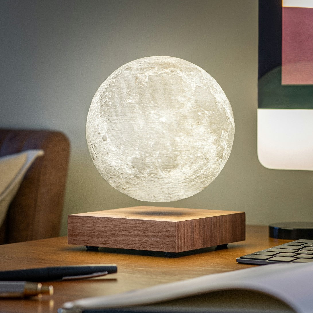 Gingko Design Smart Moon Lamp, schwebende Mond Lampe mit Touch-Funktion + 3  Lichtmodi, Abverkaufsartikel